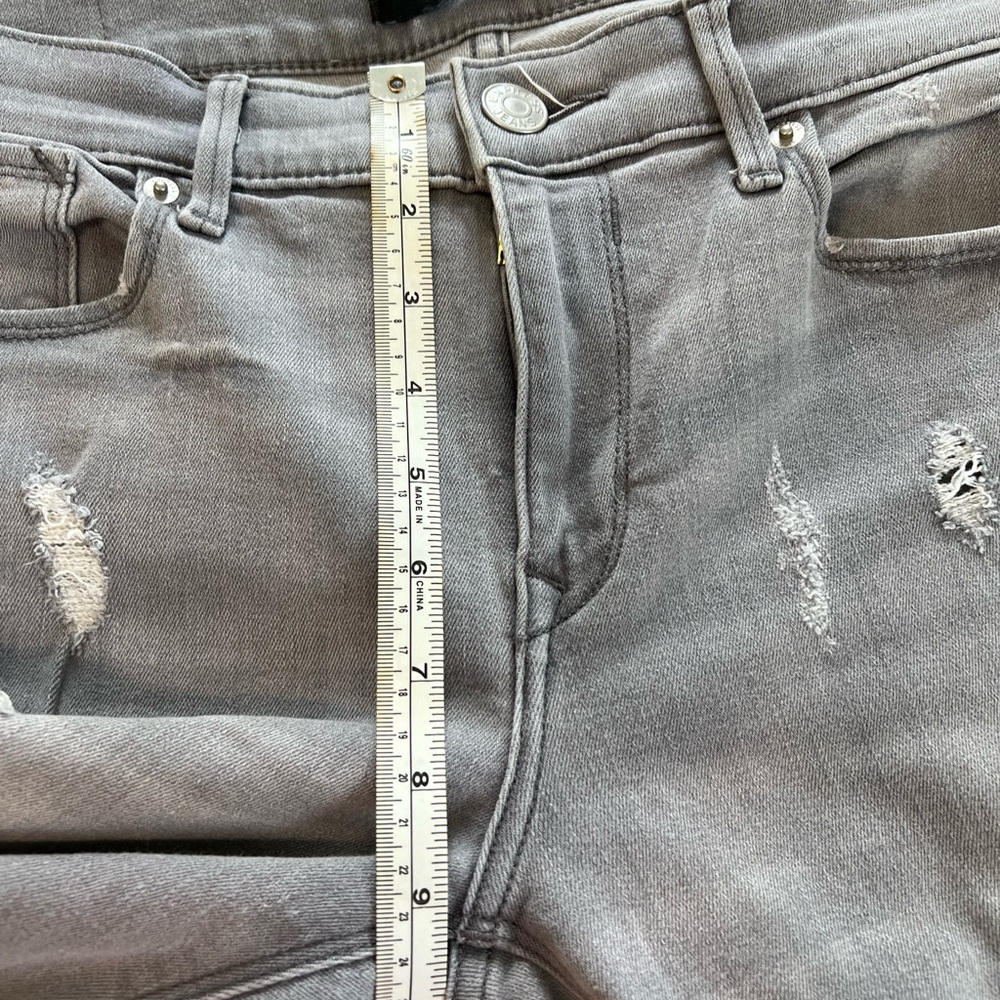 Express Gray Distressed Ripped Jeans - Picture 11 of 12